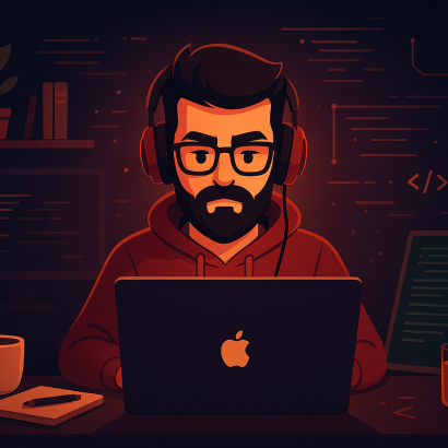 Designer reviewing a website interface